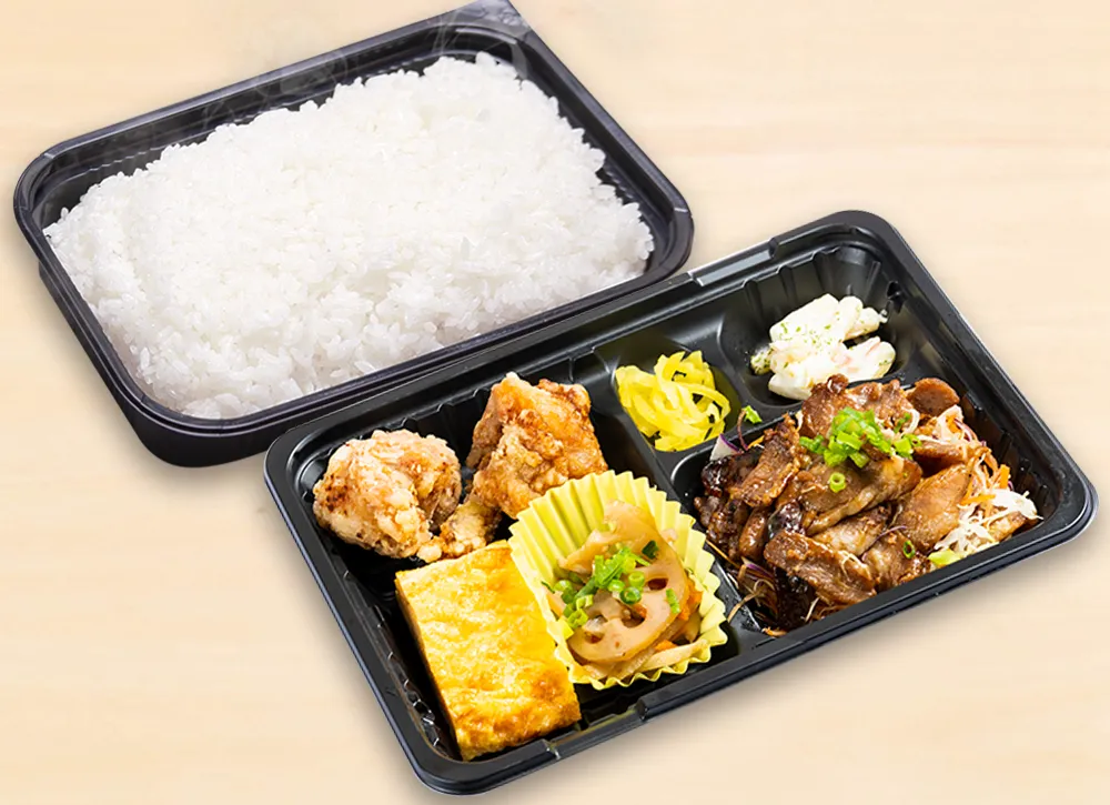 からあげ(塩or醤油)・しょうが焼弁当 800円(税込)