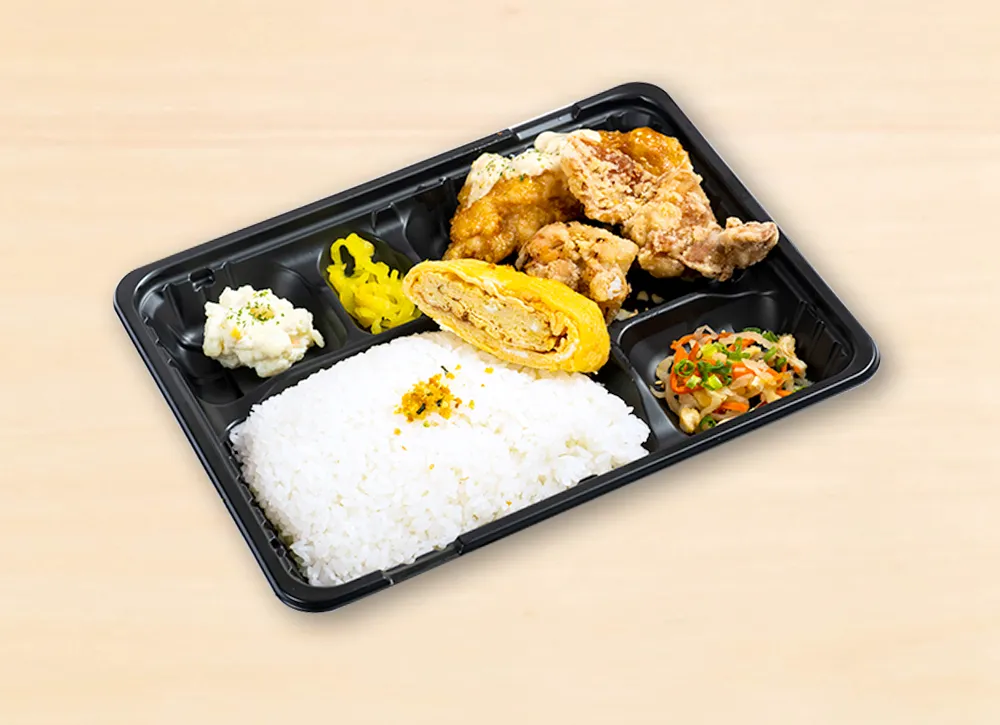 洋食ダブル 甘辛からあげ・チキン南蛮弁当 730円(税込)