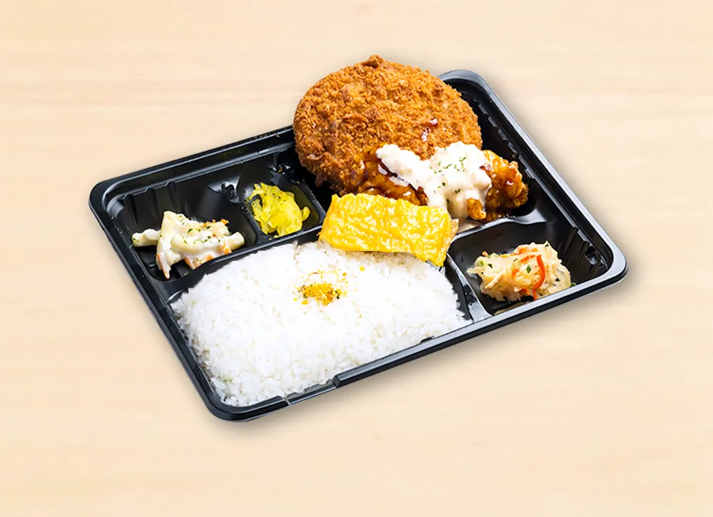 洋食ダブル タルタル酢鶏&メンチカツ弁当 690円(税込)