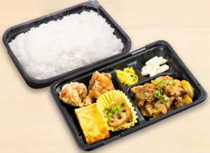 からあげ（塩or醤油）・牛カルビ炒め弁当 750円（税込）