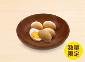 イダテン特製煮玉子 130円（税込）